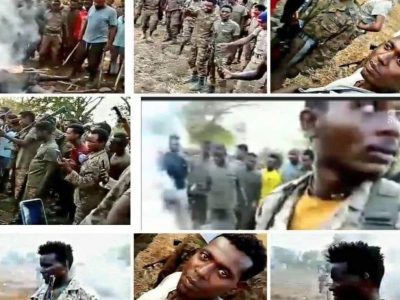 Etiopia, Prove Video Di Prigionieri Bruciati Vivi Come Vendetta.