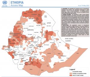 Accessibilità in Etiopia. UNOCHA