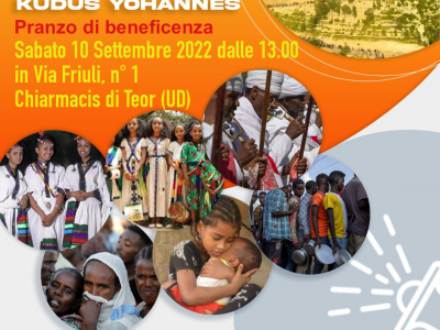 Capodanno Etiope, Kudus Yohannes Udine FVG Pranzo Di Beneficenza